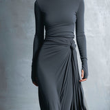 Vittoria - Maxi haljina sa bočnim čvorom