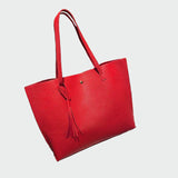 Zeitlose Lederhandtasche