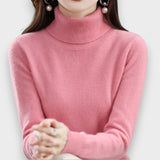 Zoey | Suéter de Cuello Alto de Cachemira