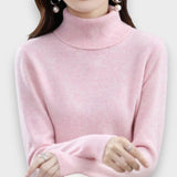 Zoey | Suéter de Cuello Alto de Cachemira
