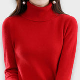 Zoey | Suéter de Cuello Alto de Cachemira