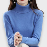 Zoey | Suéter de Cuello Alto de Cachemira
