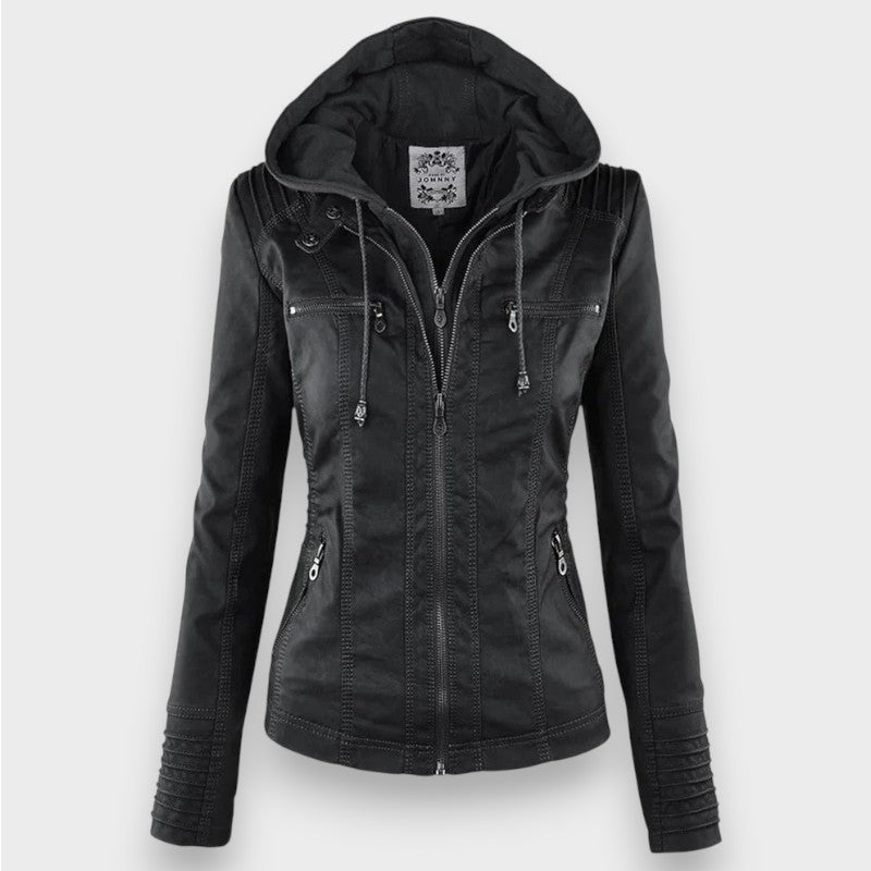 Leni | Chaqueta de Cuero para Motociclistas