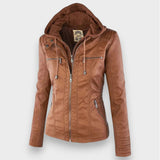Leni | Chaqueta de Cuero para Motociclistas