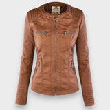 Leni | Chaqueta de Cuero para Motociclistas