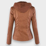 Leni | Chaqueta de Cuero para Motociclistas