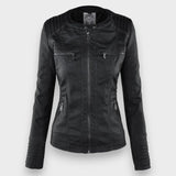 Leni | Chaqueta de Cuero para Motociclistas