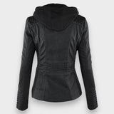 Leni | Chaqueta de Cuero para Motociclistas