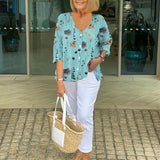 Marloes™ | Elegantna Bluza sa Cvećem