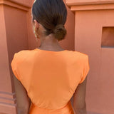 Selena - Vestido de noche drapeado