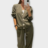 Chantal – Komplett-Kardigan und -Hose