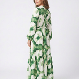 Sophie | Maxikleid mit langen Ärmeln und gebundenem Taillenbereich