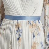 Anaïs | Maxikleid mit langen Ärmeln und Blumenmuster
