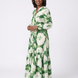 Sophie | Maxikleid mit langen Ärmeln und gebundenem Taillenbereich