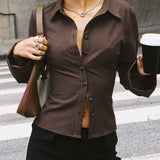 Emma - Bluze u retro stilu sa dugmadi