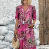 Anthea - Elegante vestido midi floral