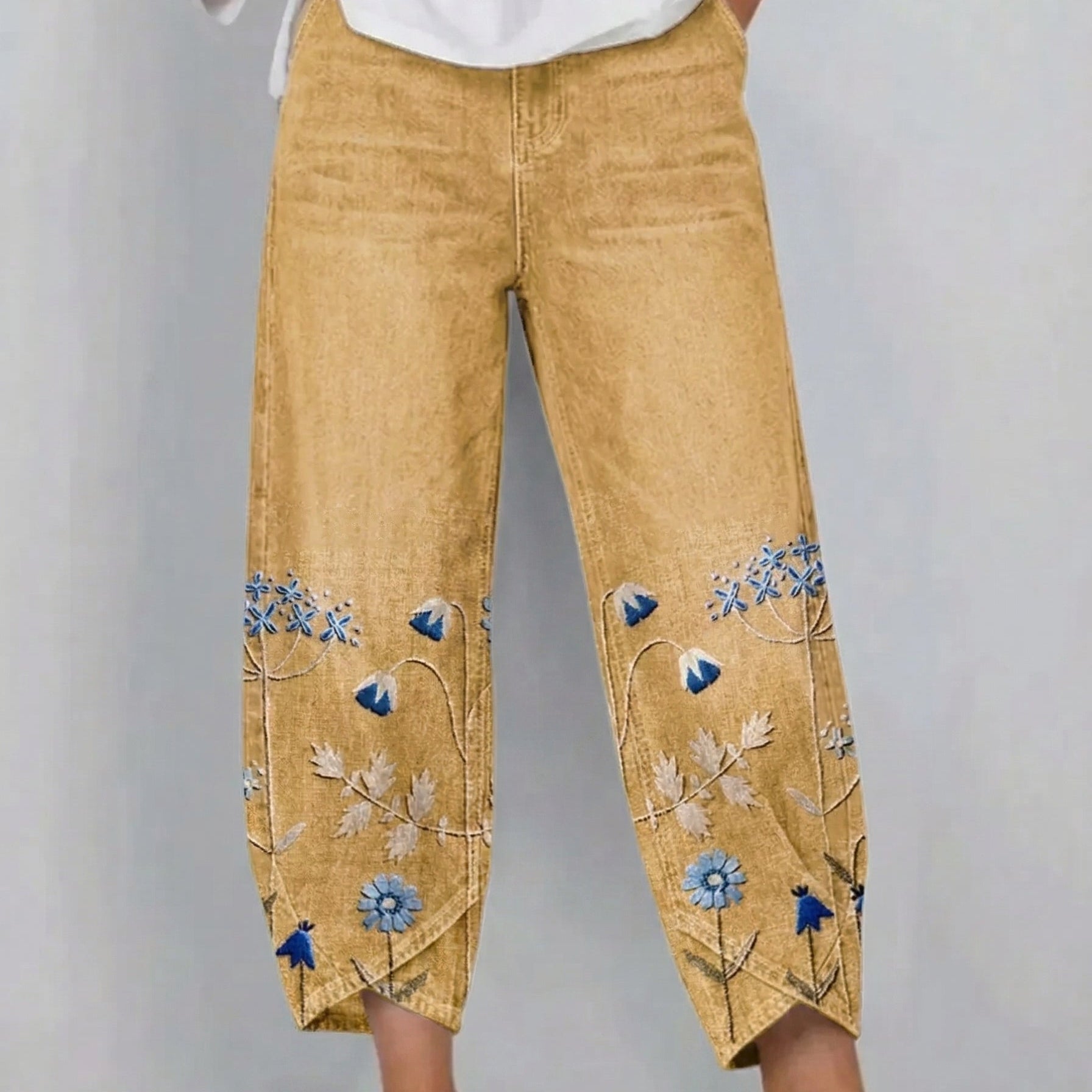 Aven - Pantalones Casual Bordados