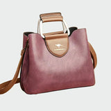 Zeitlose Lederhandtasche