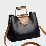 Zeitlose Lederhandtasche