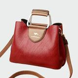 Zeitlose Lederhandtasche