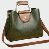 Zeitlose Lederhandtasche