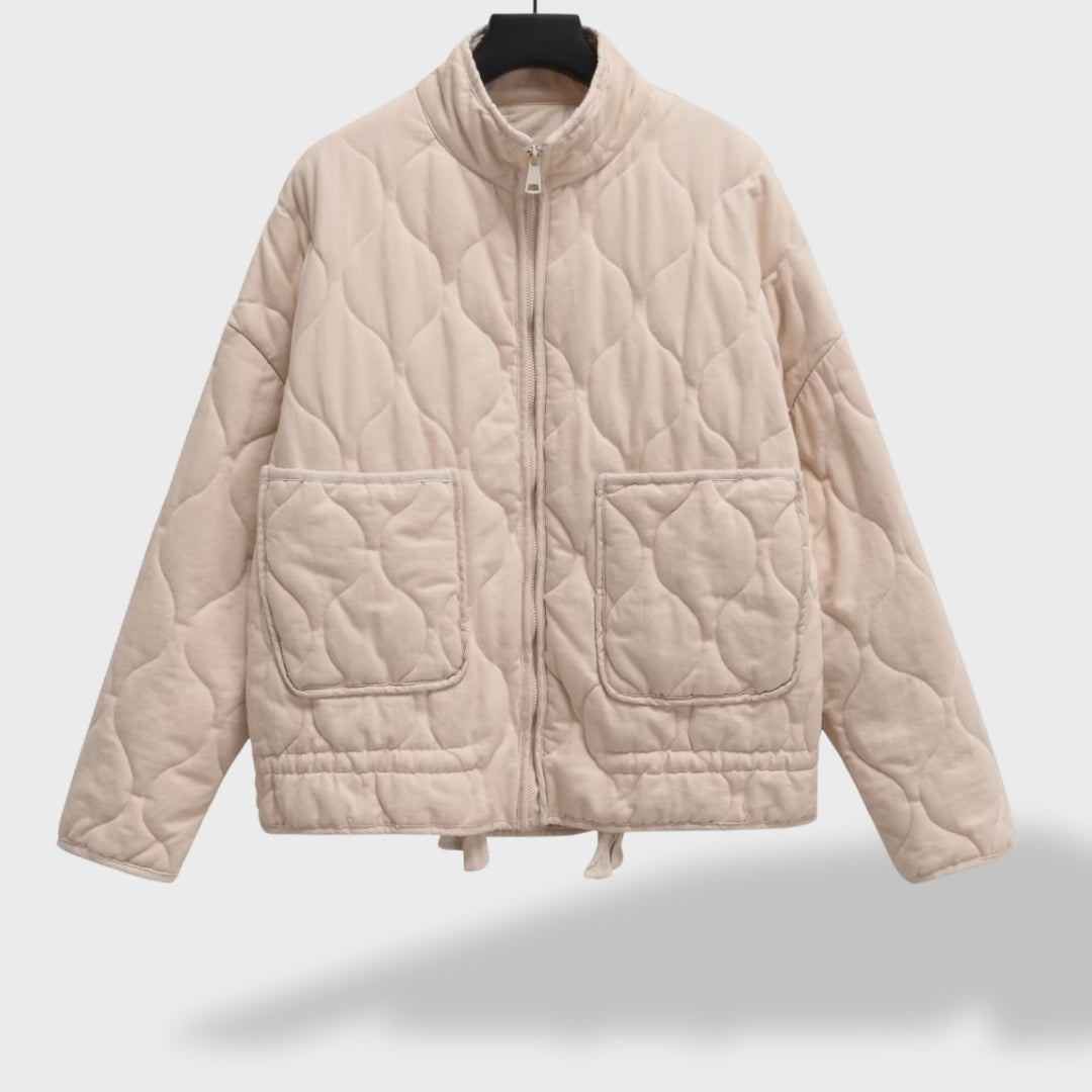 Grace | Chaqueta Bomber Matelassé para Mujeres de Forro Polar