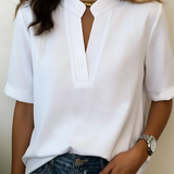 Élise - Blusa elegante con cuello refinado