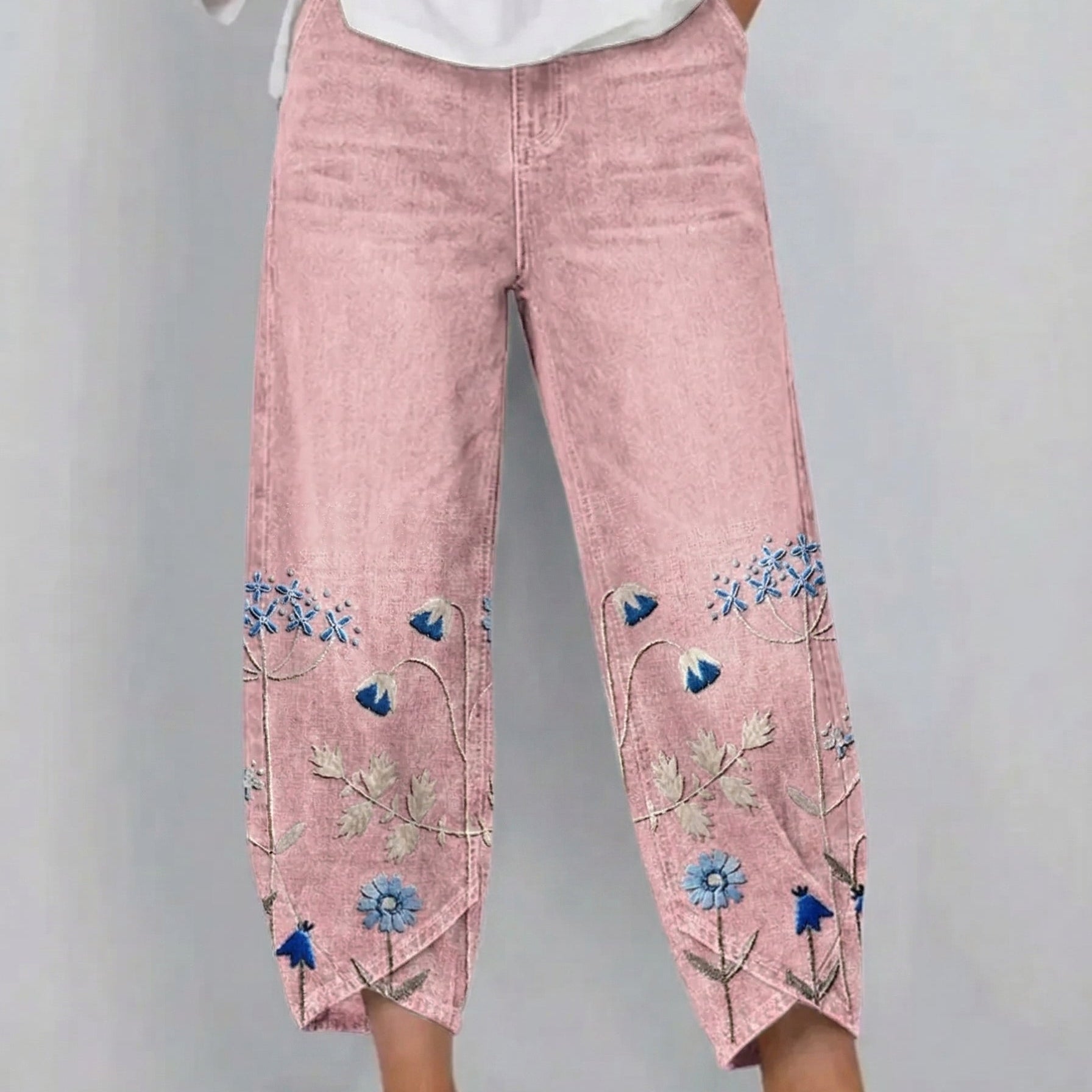 Aven - Pantalones Casual Bordados
