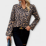 Catarina - Freizeitbluse mit Leopardenmuster