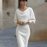 Lydia - Elegantes Midi-Kleid für jeden Tag