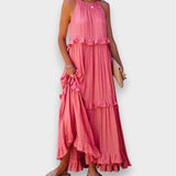 Alina | Vestido sin mangas con detalles de encaje