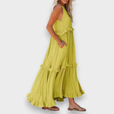 Alina | Vestido sin mangas con detalles de encaje