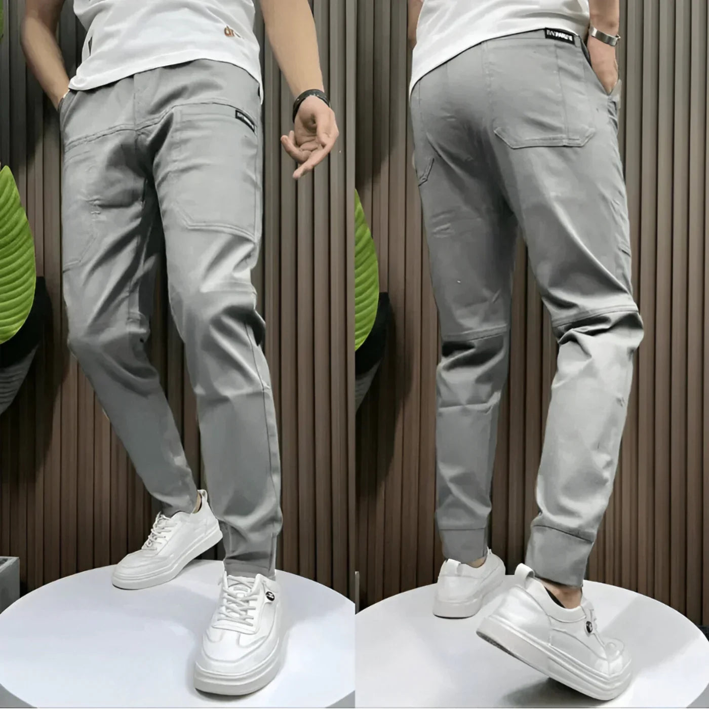 Thomas | Pantalones cargo elásticos premium para hombres