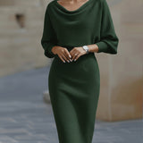 Lydia - Elegantes Midi-Kleid für jeden Tag
