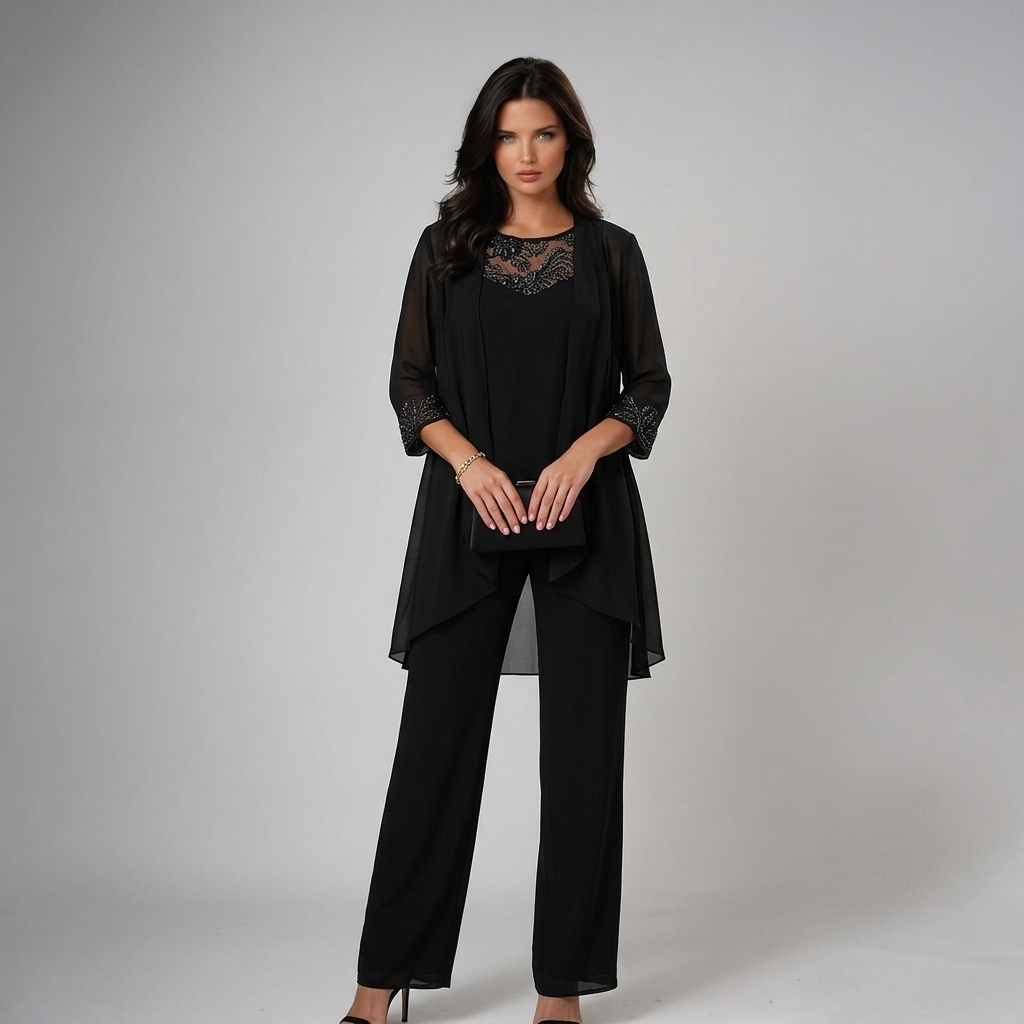 Iva - Conjunto elegante de tres piezas