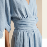 Sofija - Jumpsuit mit V-Ausschnitt