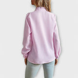 Lily - Blusa Elegante de Manga Larga