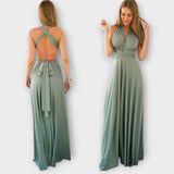 Zara - Vestido Maxi con Fruncido