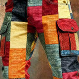 Evan - Pantalones cargo masculinos con detalles de patchwork