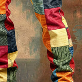 Evan - Pantalones cargo masculinos con detalles de patchwork