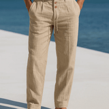Gérard - Pantalones de lino clásicos