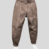 Marcelo - Elegante Melange-Hosen