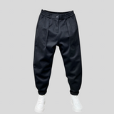 Marcelo - Elegante Melange-Hosen