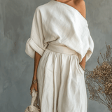 Mila™ | Conjunto completo de 2 piezas con escote bardot