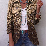 Sylviane | Abrigo de Leopardo con Volantes