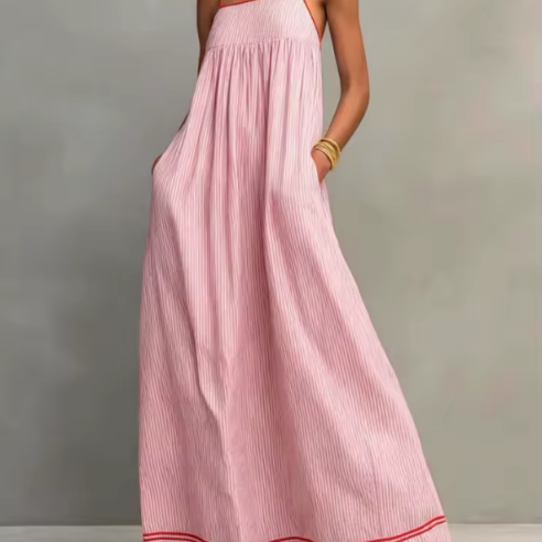 PÂMELA - VESTIDO MAXI DE VERANO