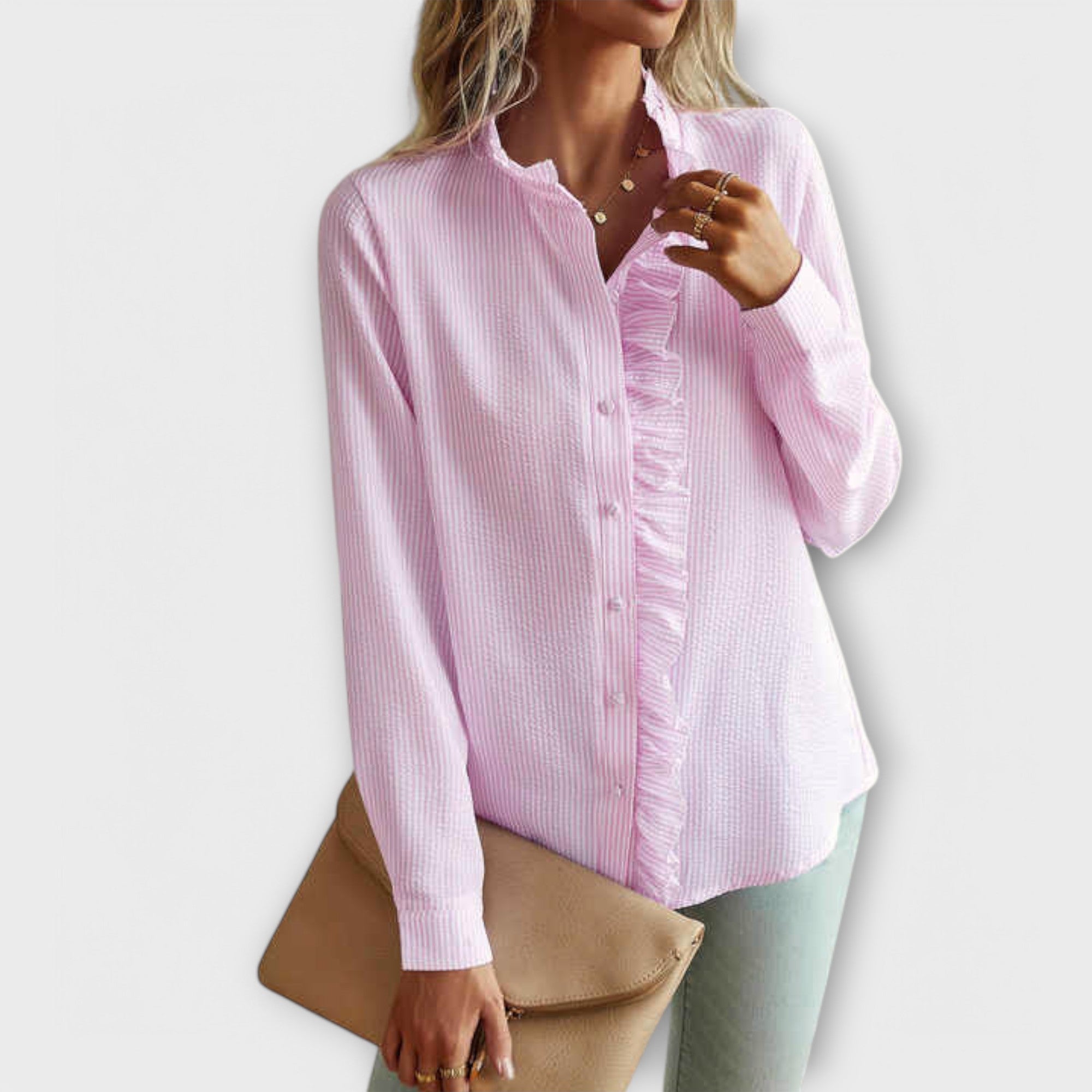 Lily - Blusa Elegante de Manga Larga