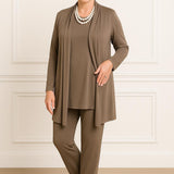 Rosy | Set: kardigan, top i pantalone