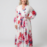 Manon | Maxikleid mit langen Ärmeln im floralen Design