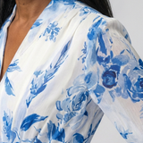 Manon | Maxikleid mit langen Ärmeln im floralen Design
